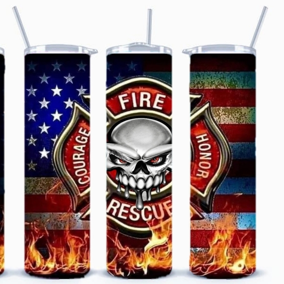 Fireman to the bone tumbler - Picture 2 of 3